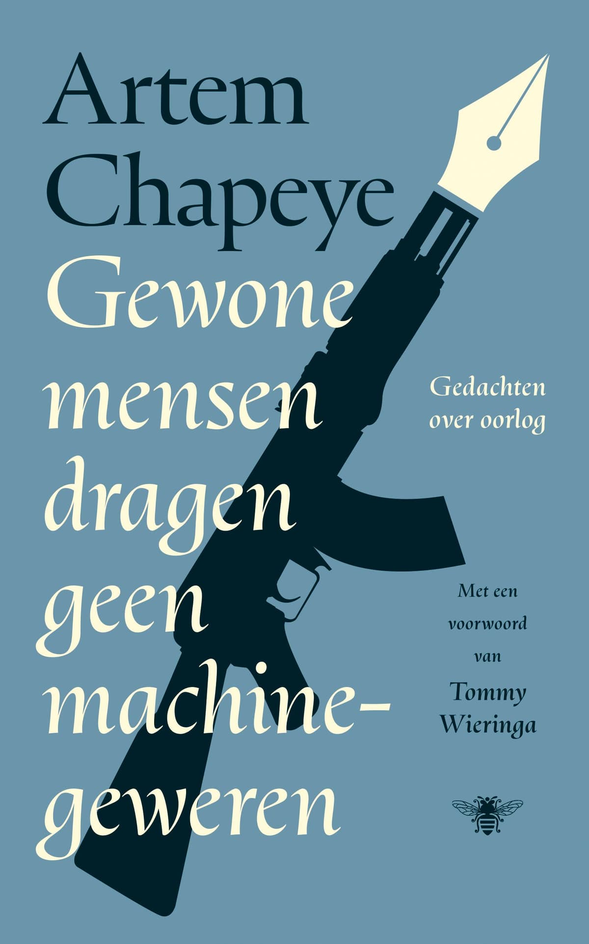 Gewone mensen dragen geen machinegeweer